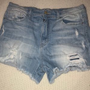 High waisted boutique shorts